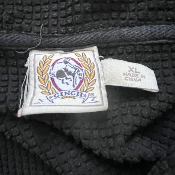 Cinch Grey 1/4 Zip Pull Over Sweater - XL - Picture 3 of 7